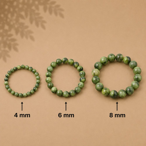 Grünes jade edelstein armband - jade,