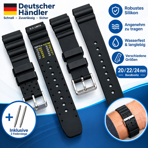 Silikon uhrenarmband - silikon,