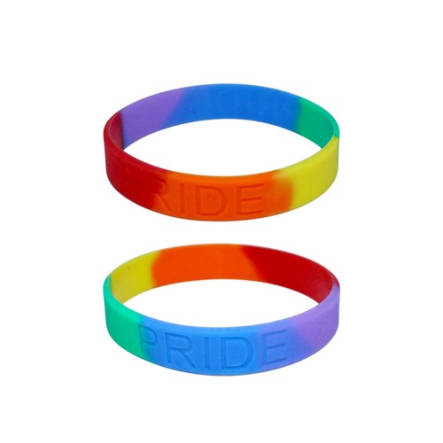 Regenbogen armband pride - armband, gummi