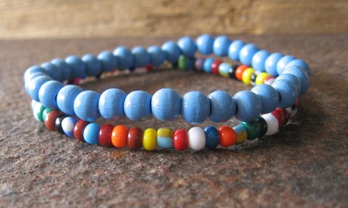 2er set armband rocailles - 2er,