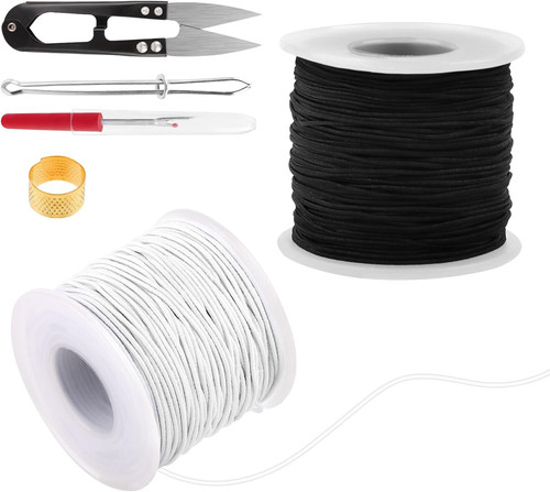 Gummiband für armbänder 1mm - gummiband,