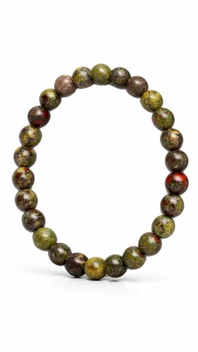 Blutjaspis jaspis armband 19cm - jaspis,