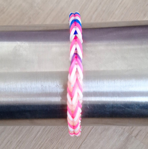 Geflochtenes gummi armband - geflochtenes, gummi-armband