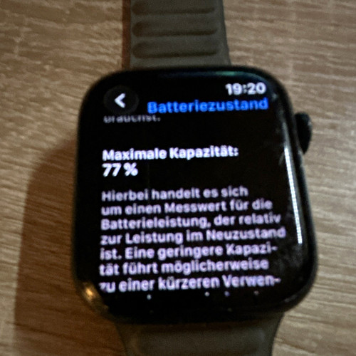 Apple watch 45mm schwarz - 7,