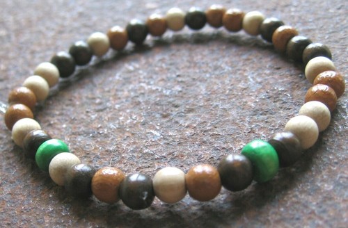Holz armband gummiarmband - holz,